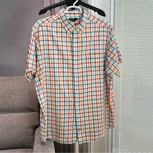 3XL Tall Cremieux Classic 38 Casual Mens Button Down Collar Dress Shirt